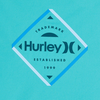 Thumbnail 2: Hurley Hurley Big Boys Graphic Short Sleeve Rash Guard 