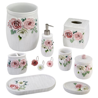 Thumbnail 2: Avanti Avanti Spring Garden 12-pc. Shower Hooks 