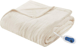 Thumbnail 1: Beautyrest Beautyrest Oversized Plush Heated Throw 