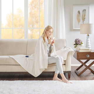 Thumbnail 5: Beautyrest Beautyrest Oversized Plush Heated Throw 