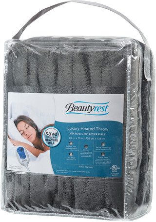 Thumbnail 3: Beautyrest Beautyrest Oversized Plush Heated Throw 