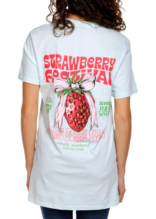 Thumbnail 1: SIMPLY SOUTHERN Simply Southern Juniors Strawberry Festival Tee 