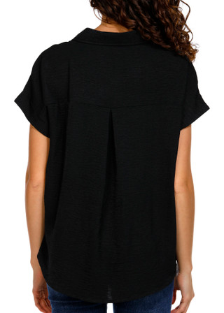 Thumbnail 2: DISCREET Discreet Juniors Solid Button Down Top 