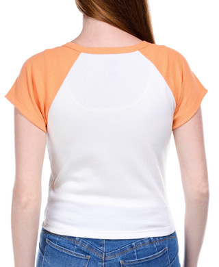 Thumbnail 3: ROXY Roxy Juniors Groovy Logo Tee 