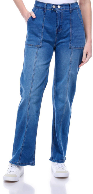Thumbnail 1: No Comment No Comment Juniors High Rise Flare Jeans 