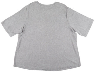 Thumbnail 2: T. Tahari T. Tahari Plus Solid Short Sleeve Crew Neck Top 