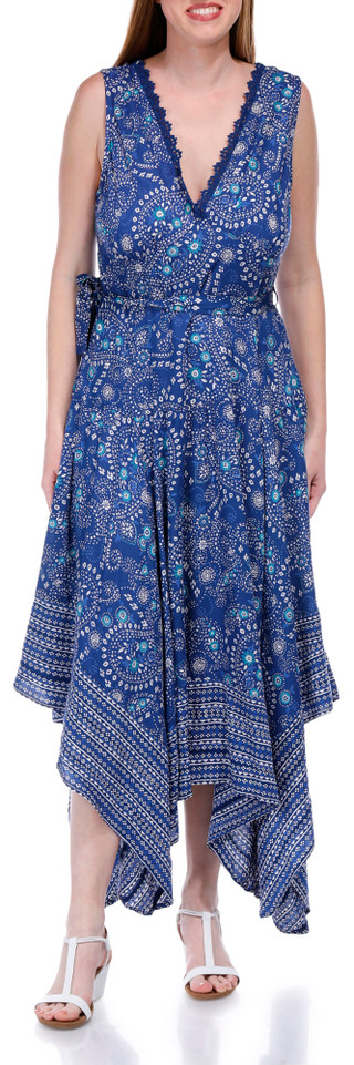 Thumbnail 1: Lola P Lola P Womens Sleeveless A Line Midi Dress 