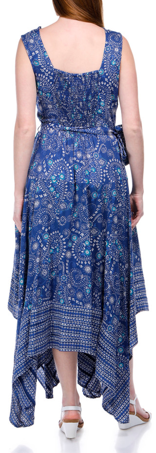 Thumbnail 3: Lola P Lola P Womens Sleeveless A Line Midi Dress 