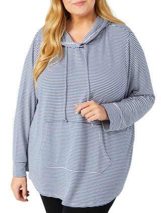 Thumbnail 1: Workshop Workshop Plus Striped Hoodie 