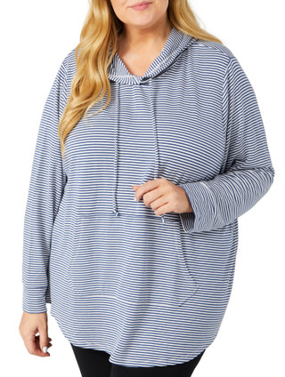 Thumbnail 1: Workshop Workshop Plus Striped Hoodie 