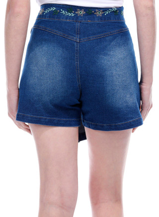 Thumbnail 3: BUNULU Bunulu Womens Embroidered Wrap Skort 