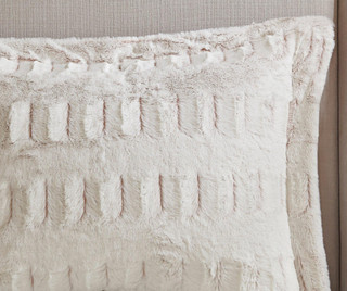 Thumbnail 11: Madison Park Madison Park Gia Back Print Long Fur Comforter Mini Set 