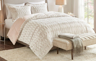 Thumbnail 2: Madison Park Madison Park Gia Back Print Long Fur Comforter Mini Set 