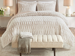Thumbnail 2: Madison Park Madison Park Gia Back Print Long Fur Comforter Mini Set 