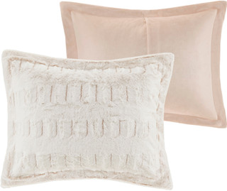 Thumbnail 3: Madison Park Madison Park Gia Back Print Long Fur Comforter Mini Set 