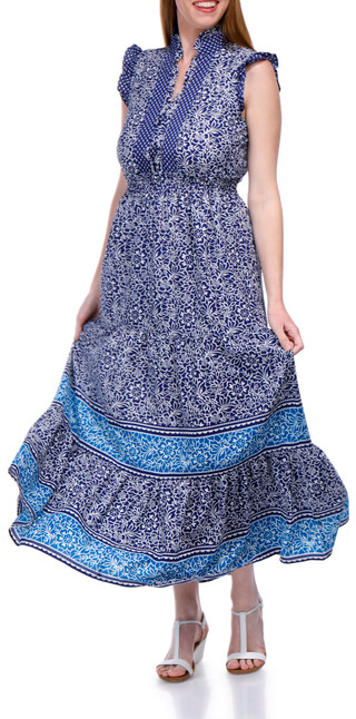 Thumbnail 7: London Times London Times Womens Short Sleeve Maxi Dress 