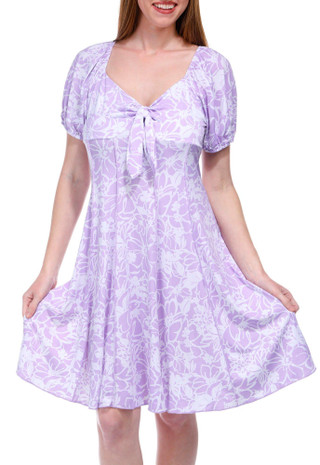 Thumbnail 4: Sami & Jo Sami & Jo Womens Short Sleeve Floral Panel Dress 