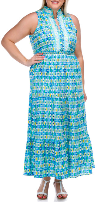 Thumbnail 4: London Times London Times Womens Sleeveless Maxi Dress 