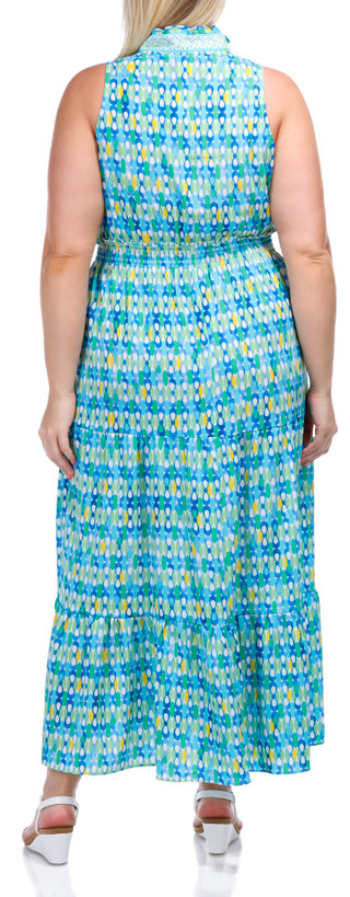 Thumbnail 3: London Times London Times Womens Sleeveless Maxi Dress 