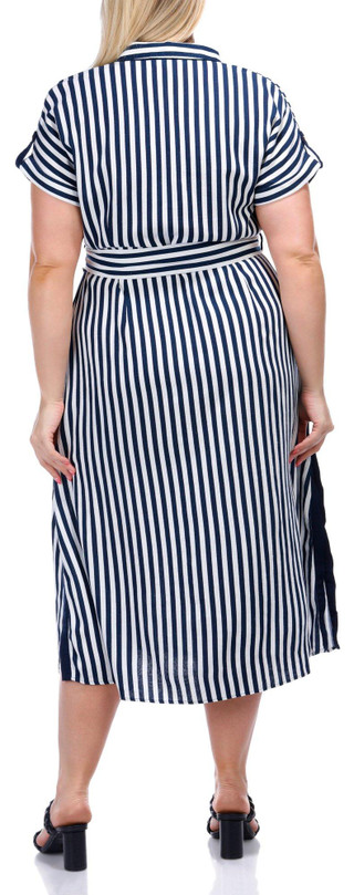 Thumbnail 3: Ellen Tracy Ellen Tracy Womens Button Down Short Sleeve Dress 