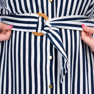 Thumbnail 2: Ellen Tracy Ellen Tracy Womens Button Down Short Sleeve Dress 