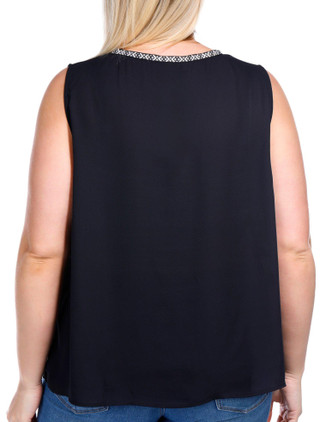Thumbnail 3: ZAC AND RACHEL Zac and Rachel Plus Sleeveless Crepe Top 