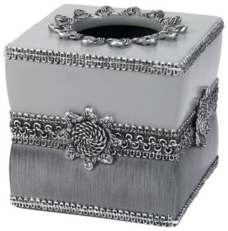 Thumbnail 1: Avanti Avanti Granite Braided Medallion Tissue Box Cover 