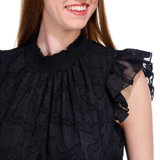 Thumbnail 5: Nina Leonard Nina Leonard Womens Short Sleeve Textured Midi Dress 