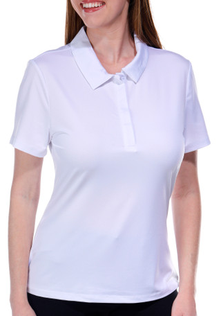 Thumbnail 4: Lillie Green Lillie Green Womens Solid Short Sleeve Golf Top 
