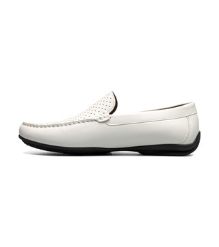 Thumbnail 5: Stacy Adams Stacy Adams Mens Conroy Moc Toe Perf Slip Ons 