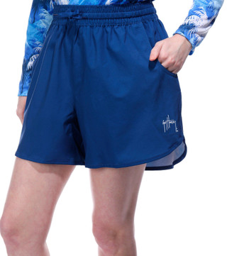 Thumbnail 1: Guy Harvey Guy Harvey Womens Solid Shorts 