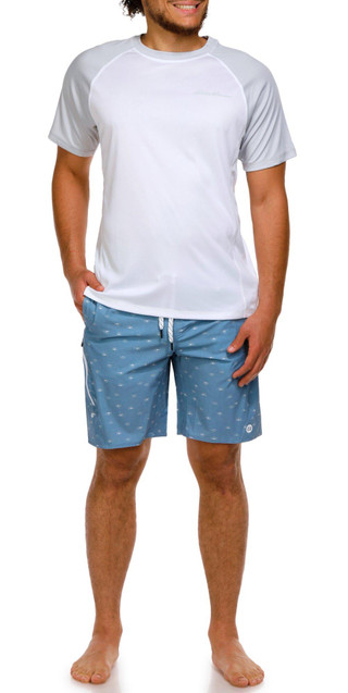 Thumbnail 3: Eddie Bauer Eddie Bauer Mens E-Board Sun Print Swim Shorts 