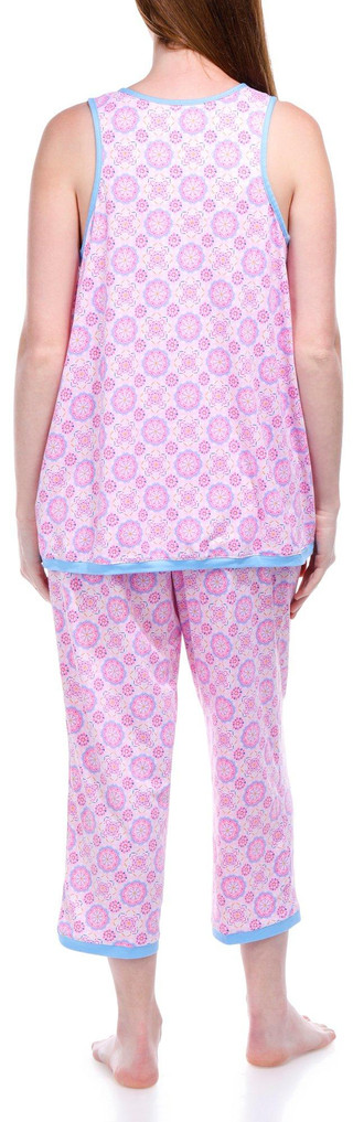 Thumbnail 3: Ellen Tracy Ellen Tracy Womens 2 Pc Floral Print Pants Sleepwear Set 