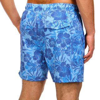 Thumbnail 1: IZOD Izod Men's Tropical Placid Blue Swim Trunk 