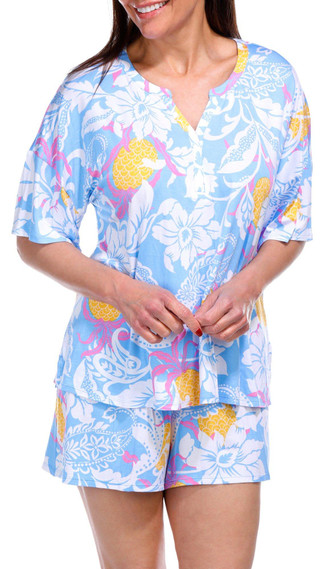 Thumbnail 4: Ellen Tracy Ellen Tracy Womens 2 pc Sleepwear Shorts Set 
