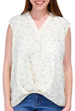 Thumbnail 1: Juniper + Lime Juniper + Lime Womens Sleeveless Airflow Foil Top 