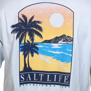 Thumbnail 3: Salt Life Salt Life Mens Short Sleeve Printed Graphic Tee 