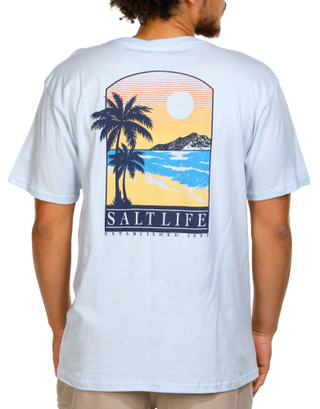 Thumbnail 1: Salt Life Salt Life Mens Short Sleeve Printed Graphic Tee 