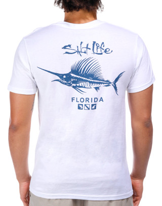 Thumbnail 1: Salt Life Salt Life Mens Short Sleeve Printed Graphic Tee 