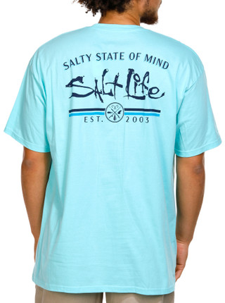 Thumbnail 1: Salt Life Salt Life Mens Printed Short Sleeve Tee 
