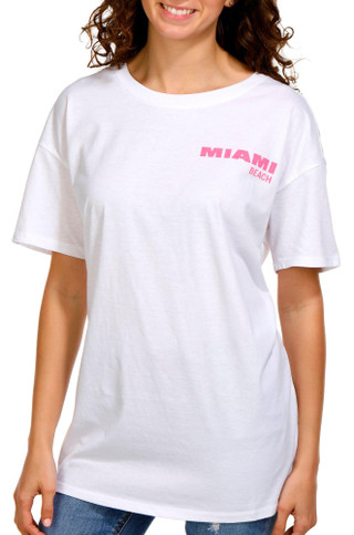 Thumbnail 2: No Comment No Comment Juniors Miami BF Tee 