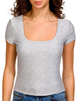 Thumbnail 1: Derek Heart Derek Heart Juniors Short Sleeve Double Layer Top 
