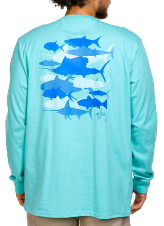 Thumbnail 1: Guy Harvey Guy Harvey Mens Graphic Print Long Sleeve Tee 
