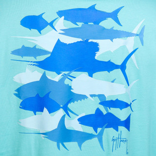 Thumbnail 3: Guy Harvey Guy Harvey Mens Graphic Print Long Sleeve Tee 