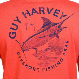 Thumbnail 3: Guy Harvey Guy Harvey Mens Graphic Short Sleeve Tee 