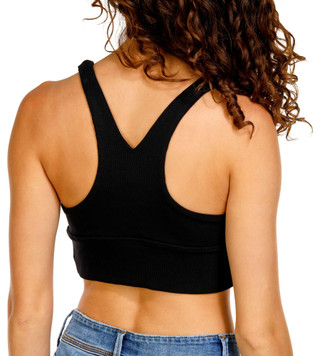 Thumbnail 2: love tree Love Tree Juniors Racerback Crop Tank Top 