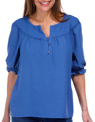 Thumbnail 3: ADRIENNE VITTADINI Adrienne Vittadini Womens Short Sleeve Raglan Top 