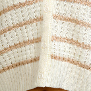 Thumbnail 3: No Comment No Comment Juniors Knit Long Sleeve Pointelle Cardigan 