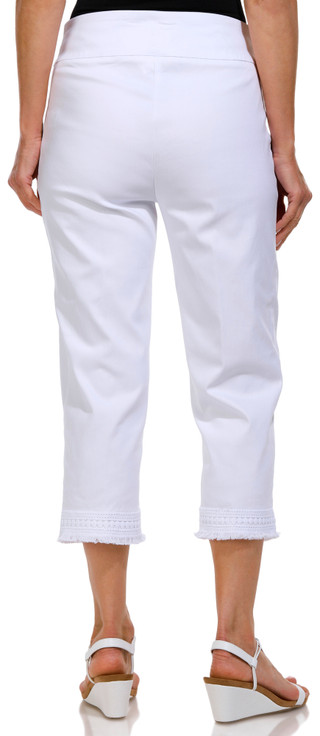Thumbnail 2: Zac & Rachel Zac & Rachel Womens Crochet Hem Pull On Capris 