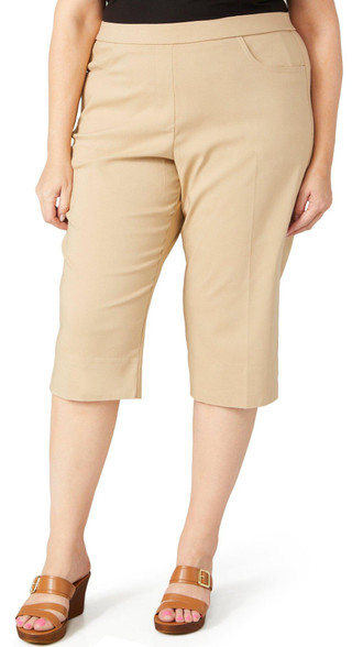 Thumbnail 1: Alfred Dunner Alfred Dunner Plus Classics Allure Clamdigger Pants 